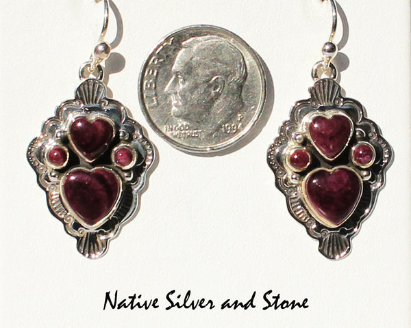 Black Spinel Silver Large Stone Jewelry Set, 925 Sterling