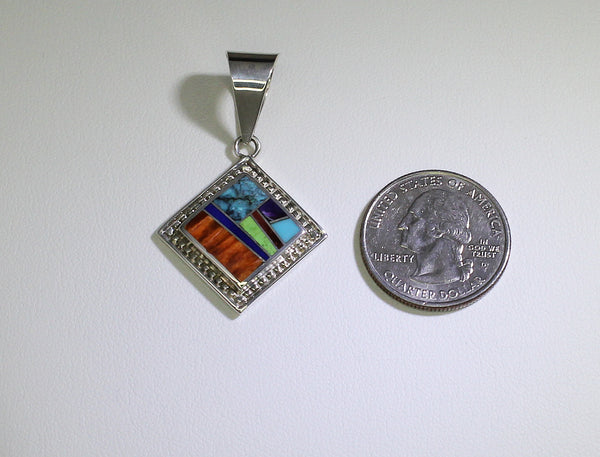 Supersmith David Rosales1 1 16 Pendant P296Native American Handcr Native Silver Stone LLC