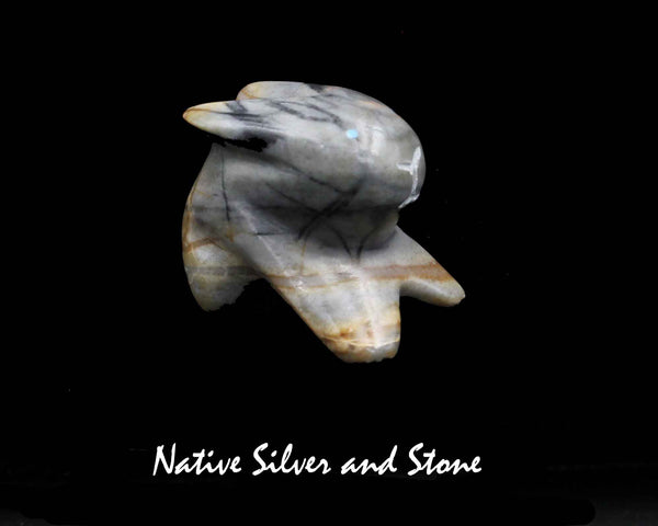 Z Rabbit<br>Zuni Fetish Carving<br>Rick Quam<br>Picasso with Turquoise Eyes