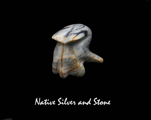 Z Rabbit<br>Zuni Fetish Carving<br>Rick Quam<br>Picasso with Turquoise Eyes