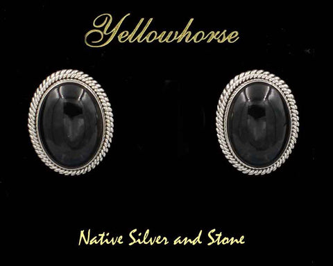 Artie Yellowhorse- Handmade Native American-Black Onyx Jewelry
