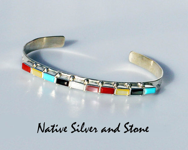 楽天市場】INDIAN JEWELRY ZUNI SILVER INLAY BANGLE [C.DISHTA
