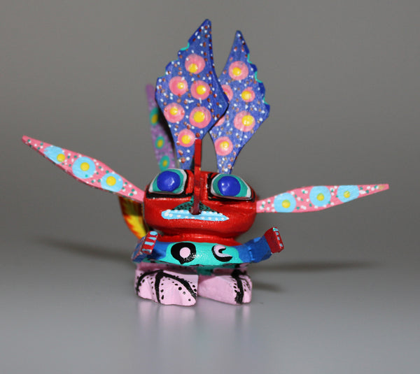 Z Guardian - Oaxacan Alejibres<br>Painted Wood Carving<br> Carmelo Sosa<br>Handcarved & Painted