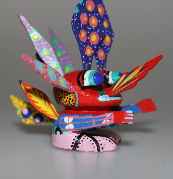 Z Guardian - Oaxacan Alejibres<br>Painted Wood Carving<br> Carmelo Sosa<br>Handcarved & Painted