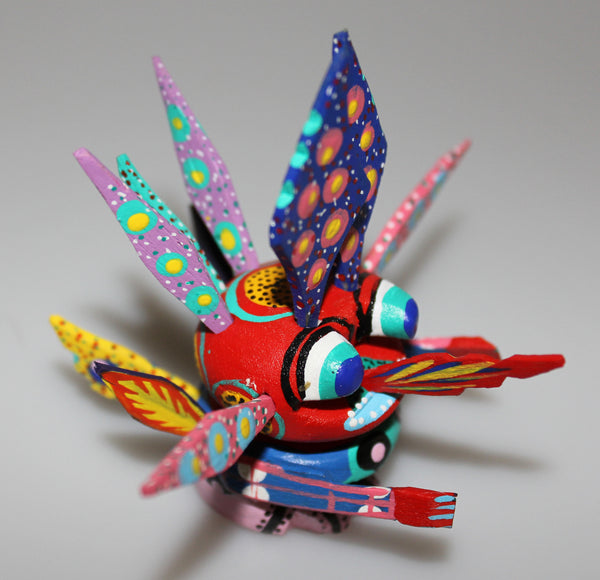 Z Guardian - Oaxacan Alejibres<br>Painted Wood Carving<br> Carmelo Sosa<br>Handcarved & Painted