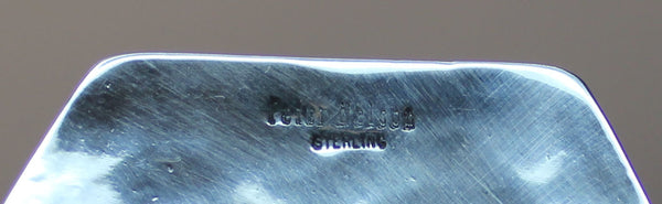 Z Peter Nelson - Navajo<br>Ranger Buckle, End, & Keepers<br>Sterling Silver Overlay