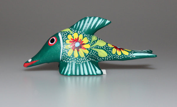 Z Dolphin - Oaxacan Alebrijes<br>Painted Wood Carving