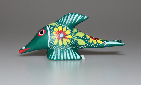 Z Dolphin - Oaxacan Alebrijes<br>Painted Wood Carving