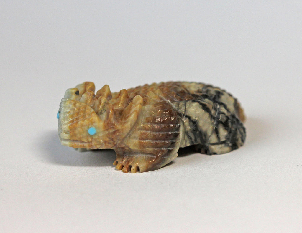 ドイツ創作陶板 Z Horned ToadZuni Fetish CarvingSedrick BanteahPicasso