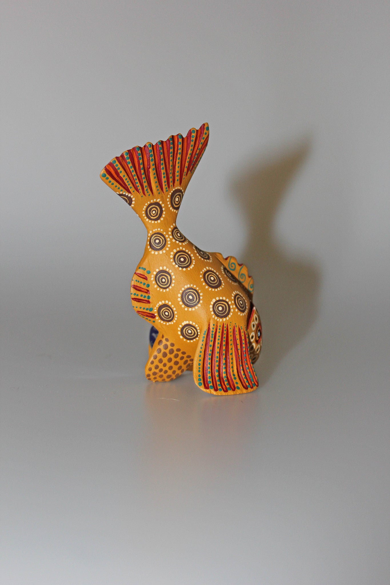 bulgarian wood carving boxes fish Z Standing Fish - Oaxacan AlebrijesJacobo & Maria AngelesPainted W