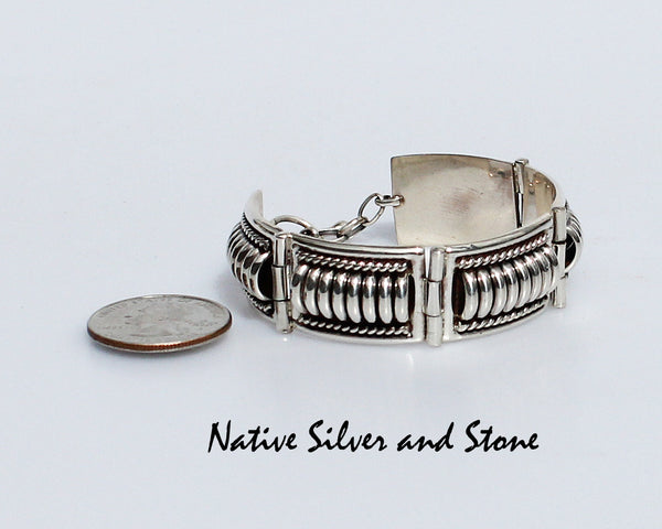 Z Thomas Charley/Charlie - Navajo<br>5/8" - Link Segmented "Melon"<br>(5)- Link 5/8H" x 5/8"L<br>Size 6 to 7