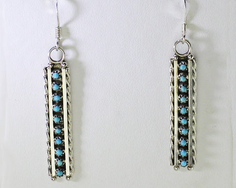 WFD-Zuni-Earrings-Snake-Eye-Turquoise-Dots-1