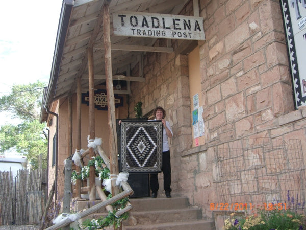 Kimberly Kuhn - Navajo<br>Rug - Weaving<br>100% Natural Wool<br> Two Grey Hills